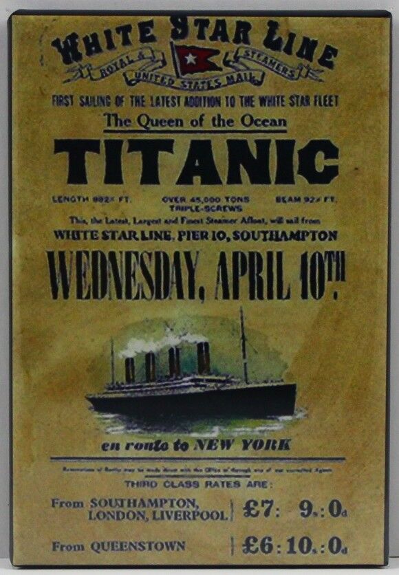 The Titanic Vintage Poster 2