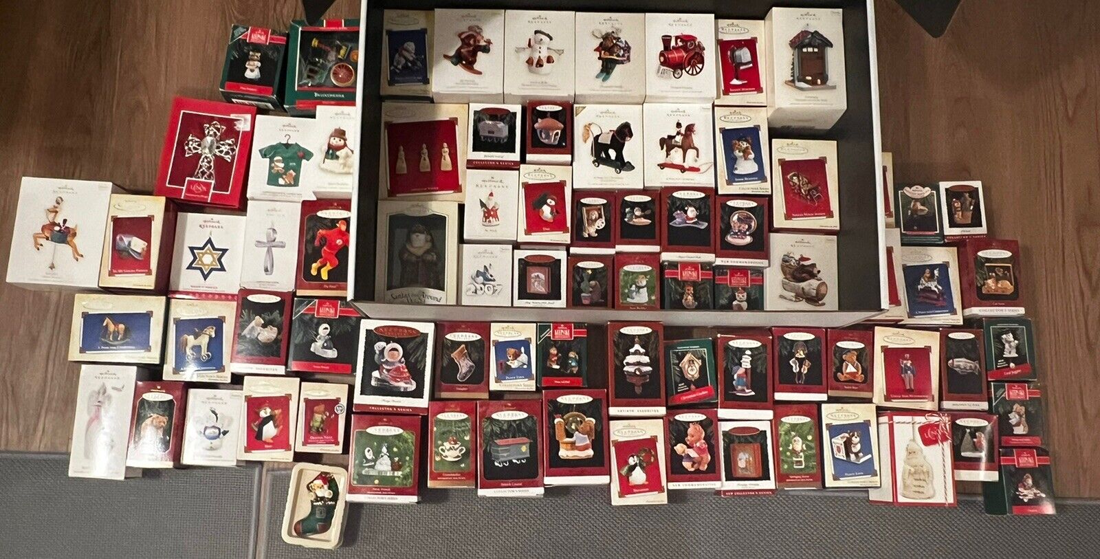 Hallmark And Lenox Lot of 79 Assorted ornaments Keepsakes Collector Series