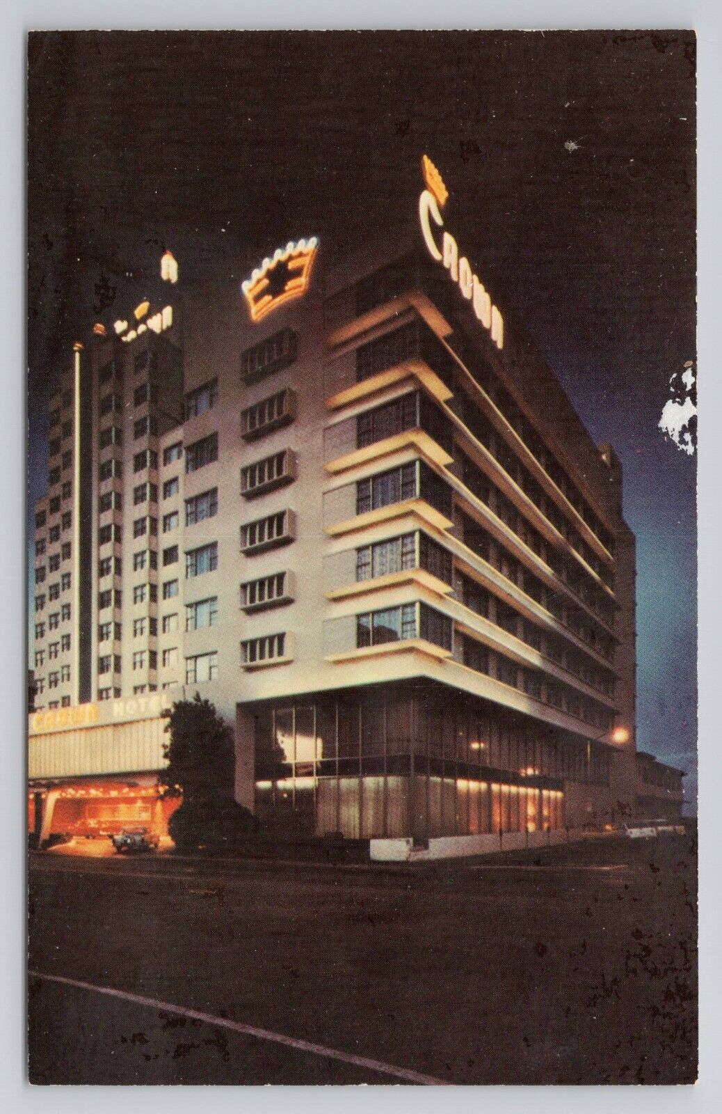 Postcard The Crow Hotel Miami Beach Florida