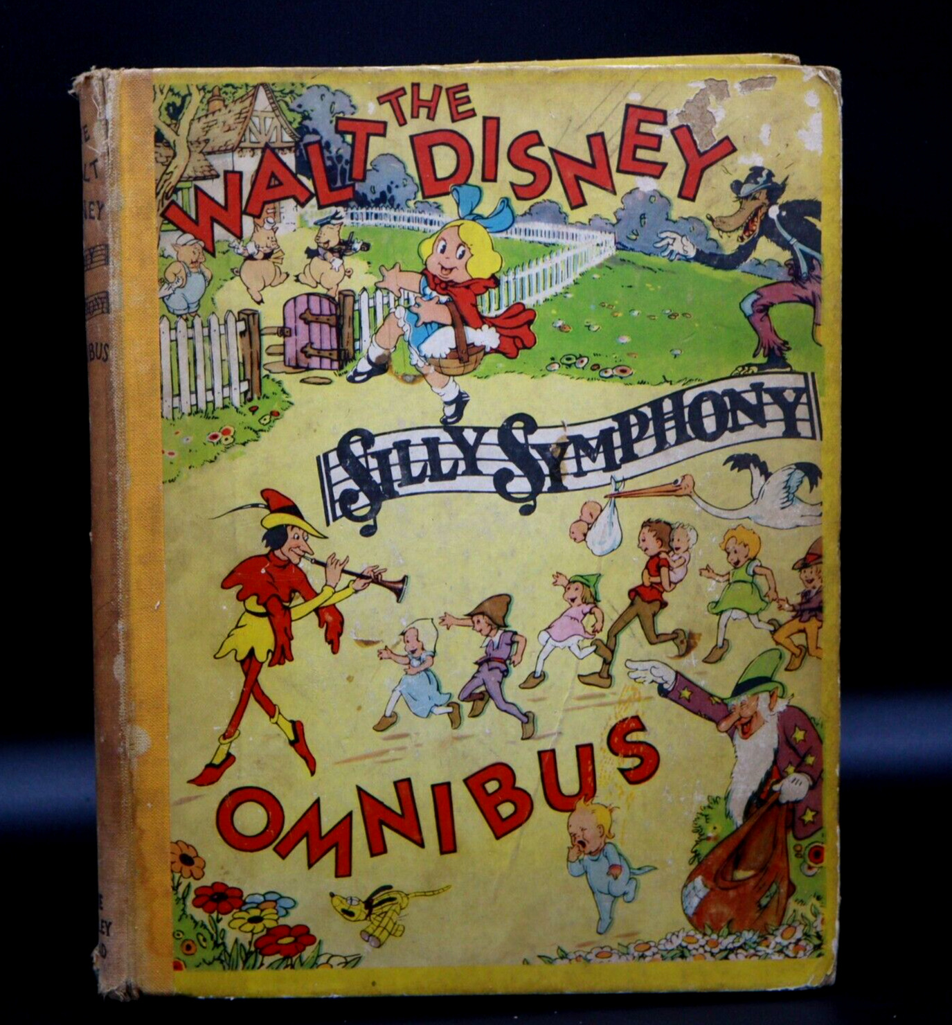 1935 WALT DISNEY SILLY SYMPHONY OMNIBUS HARDCOVER BOOK