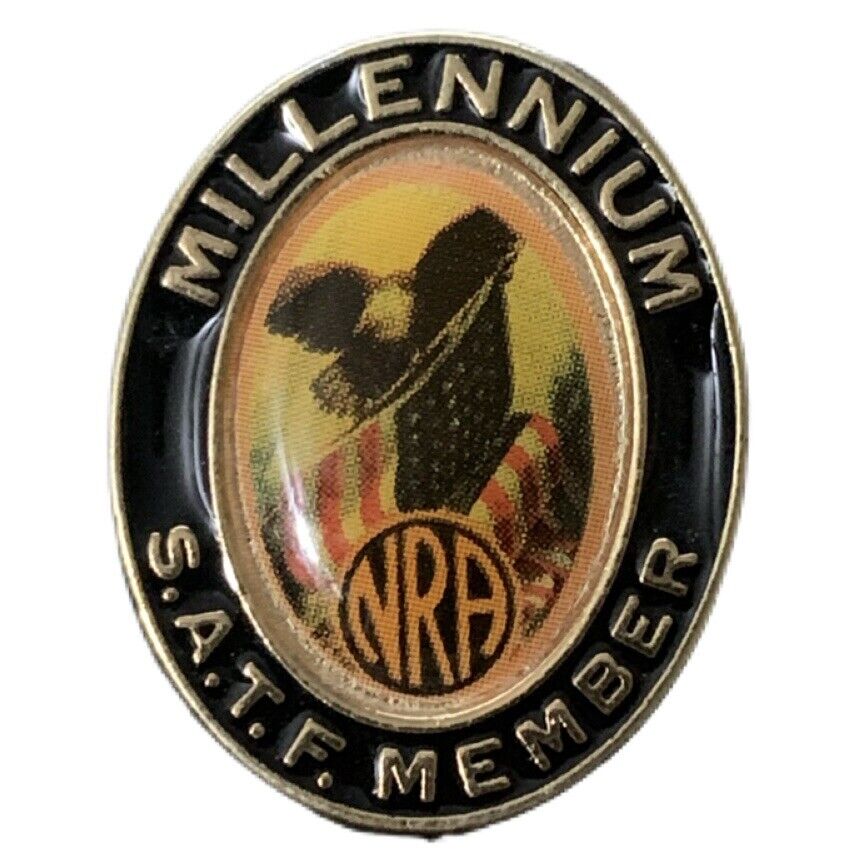 NRA Millennium SATF Second Amendment Task Force Member Eagle American Flag Pin