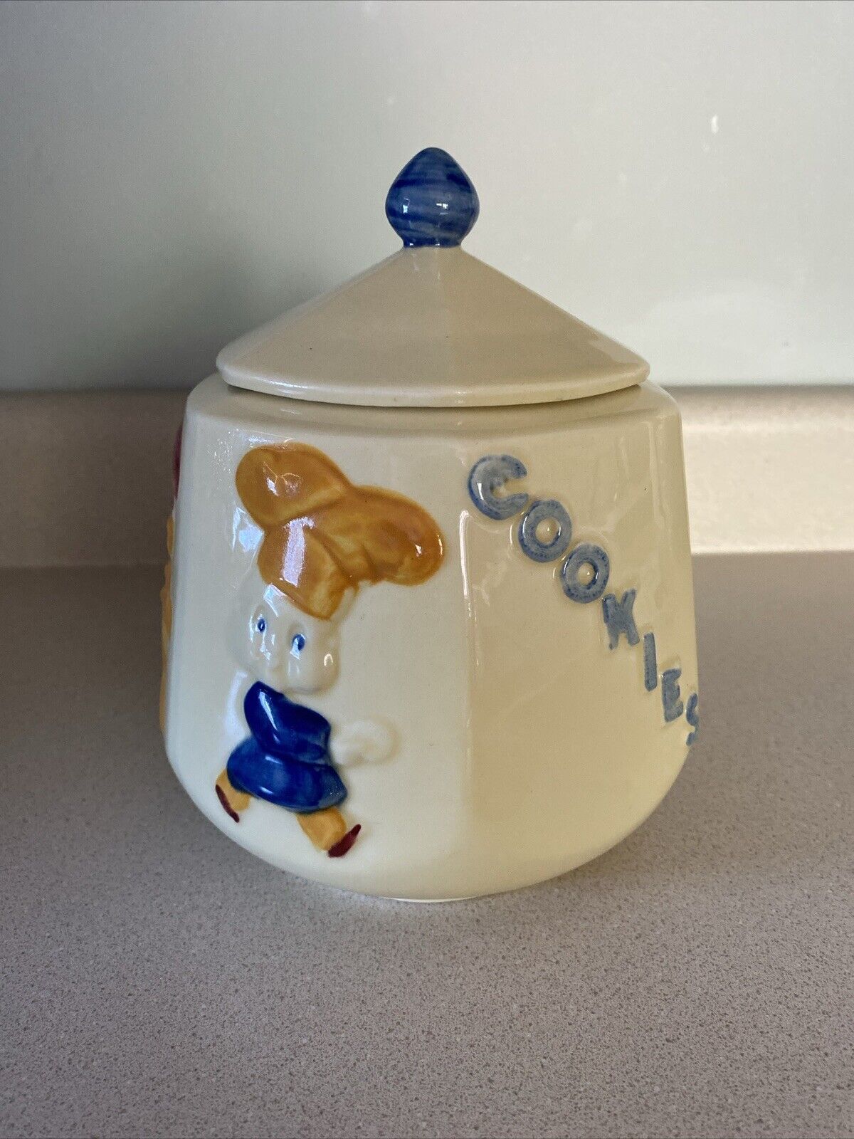 Vintage Shawnee Pottery Little Chef Ceramic Cookie Jar