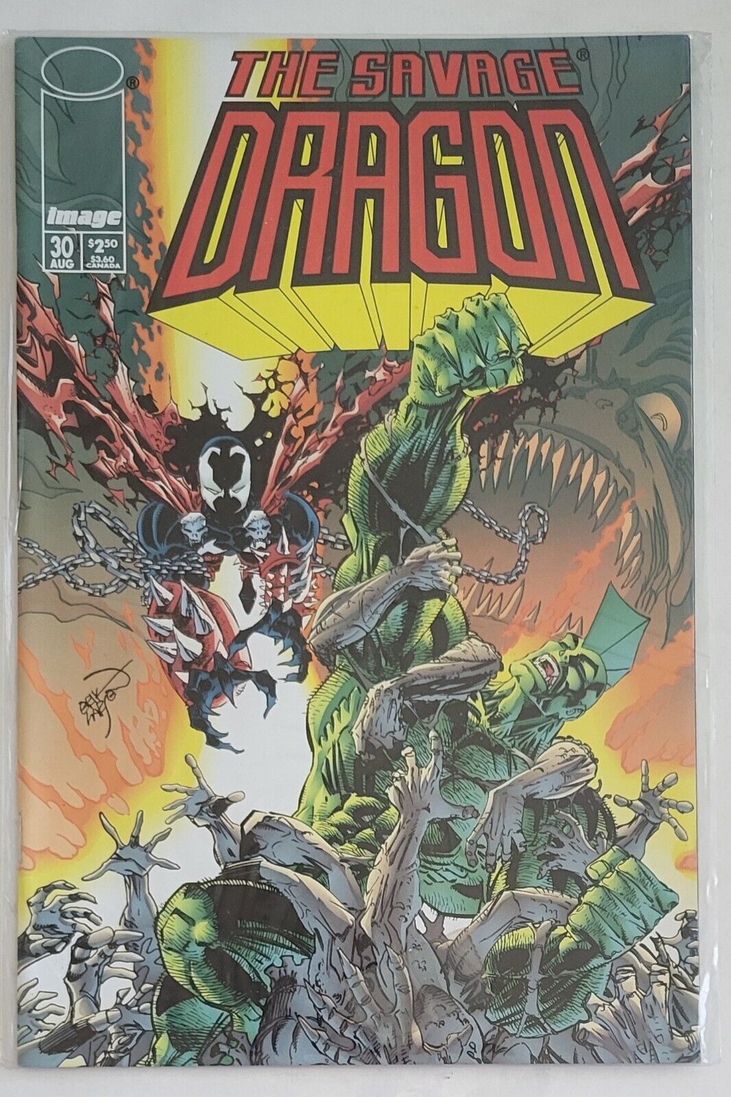 Image Comic Book....The Savage Dragon #30, August 1996, Very Good Condition 