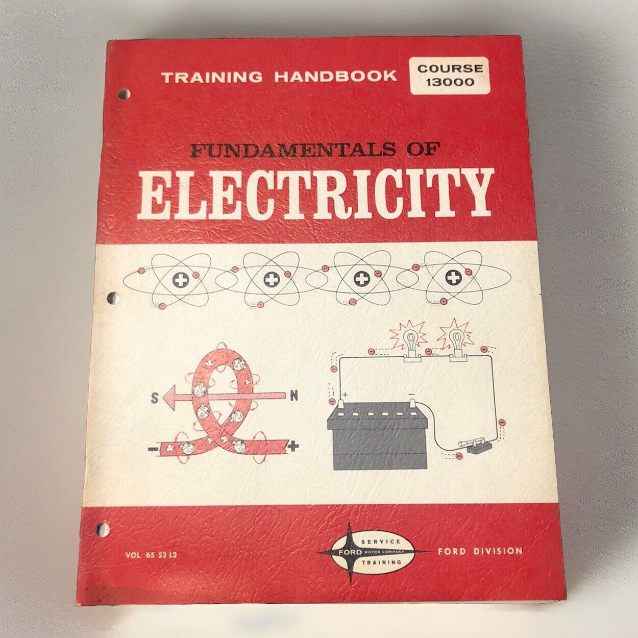 1964 Ford 1st Print Fundamentals Of Electricity Training Handbook Used