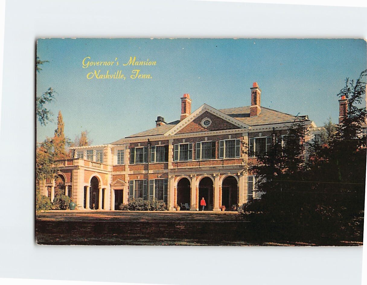 Postcard Governors Mansion Nashville Tennessee USA