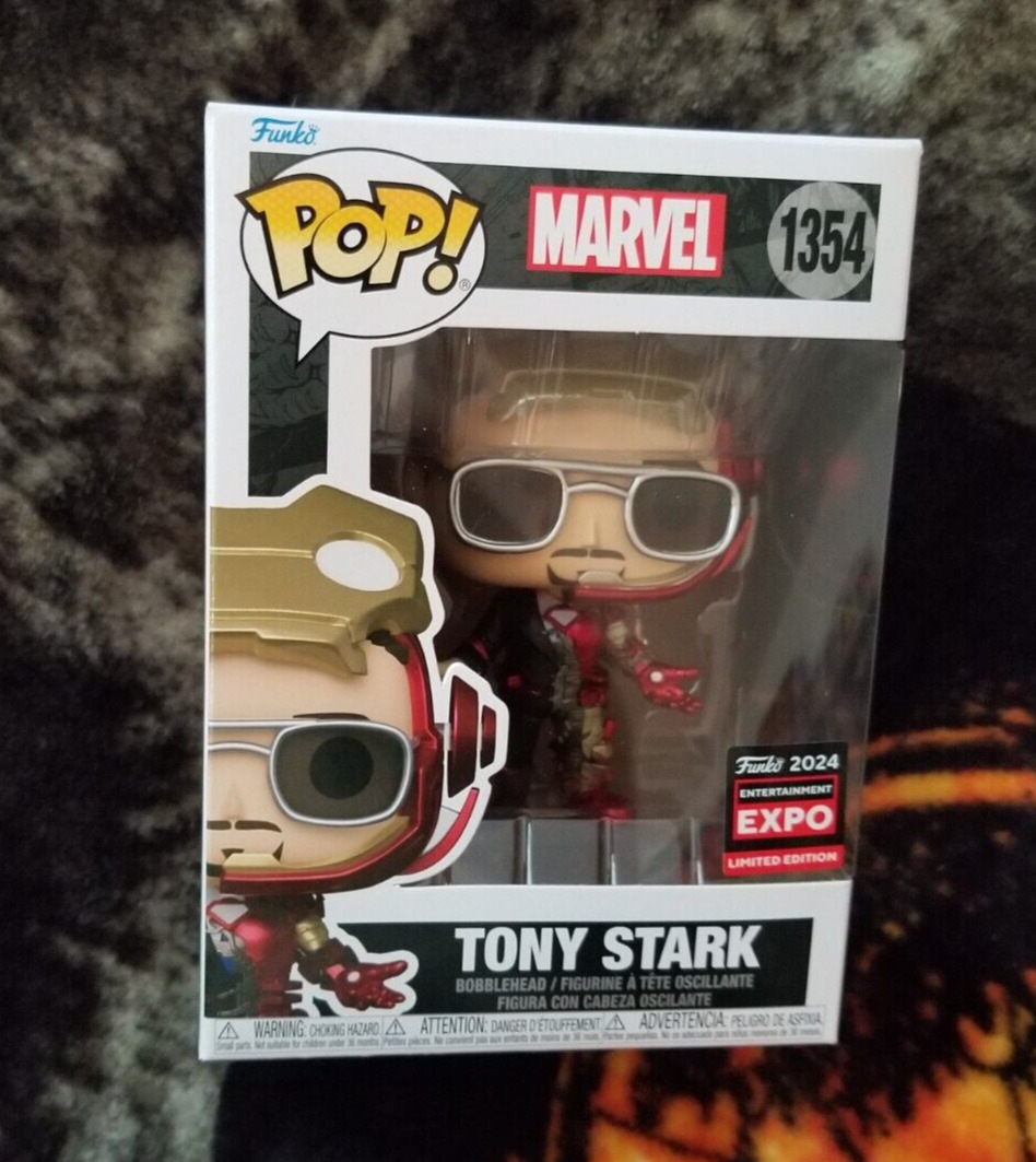 Pop Funko 1354 Marvel Tony Stark Funko Expo 2024