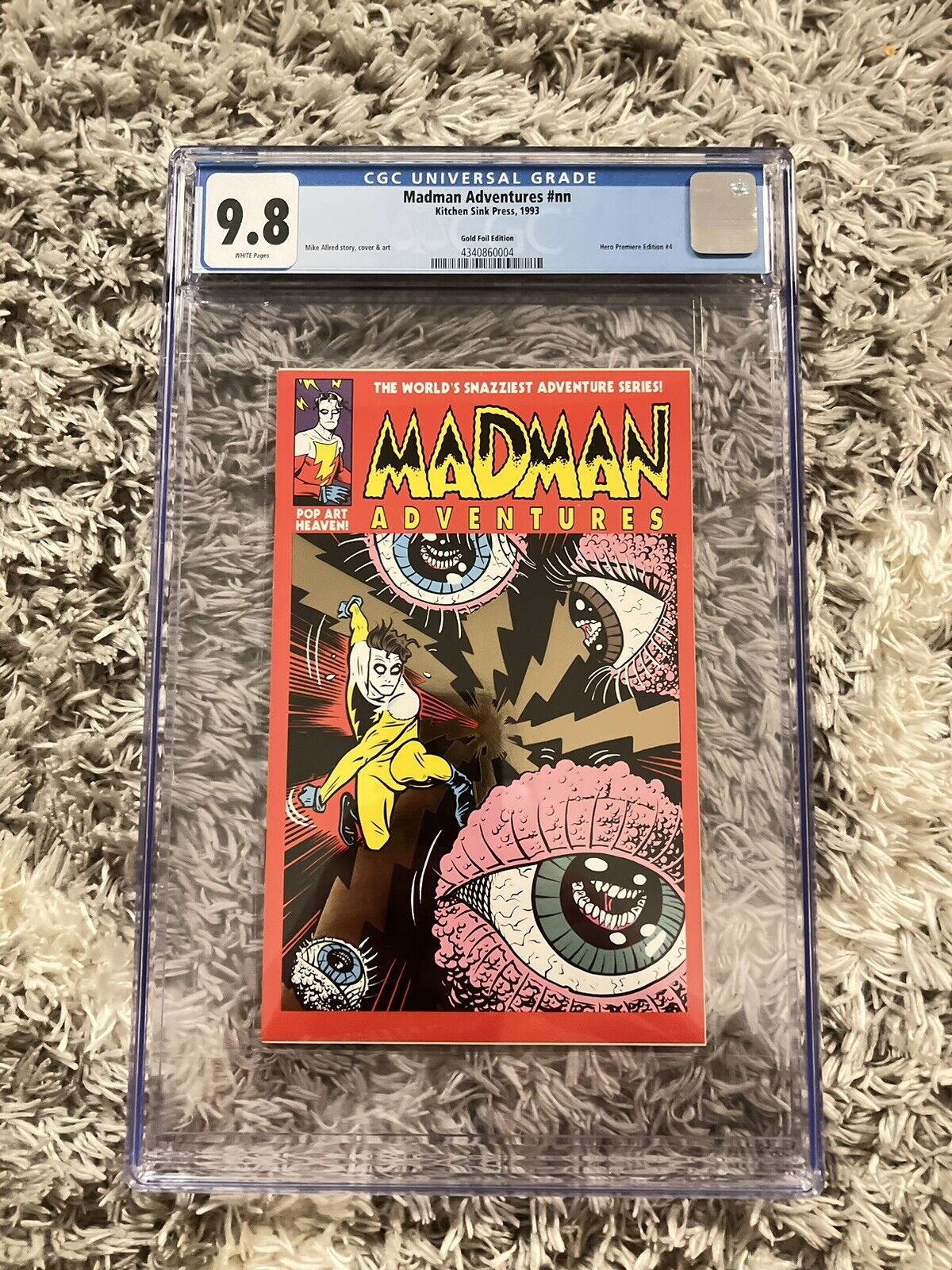 Madman Adventures Mini-Comic #nn 9.8 1993 Kitchen Sink Foil cover