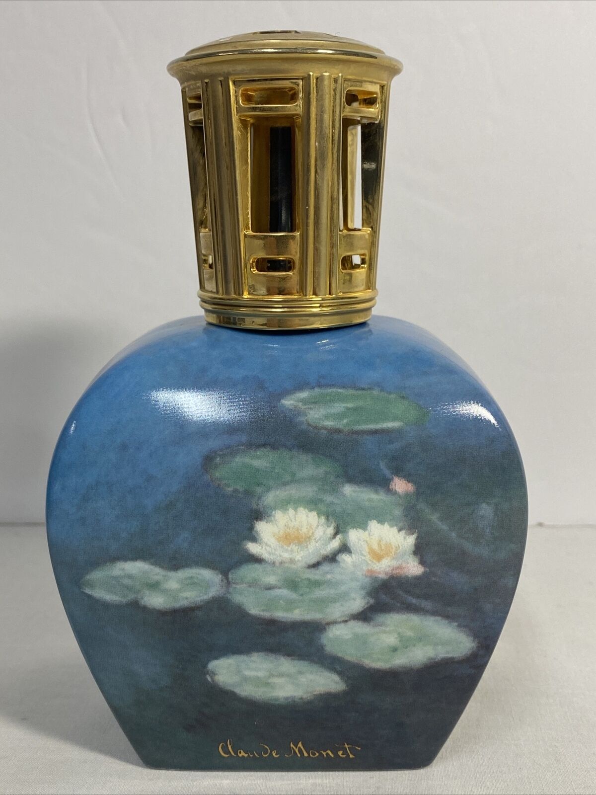 Goebel Lamp Berger Porcelain Oil Diffuser Claude Monet Water Lillies Paris