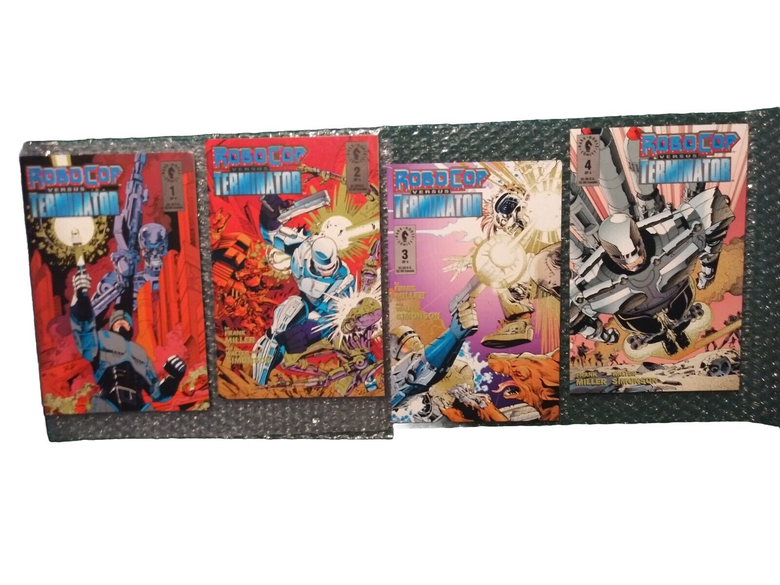 Robocop Versus Terminator #1-4 1992 Frank Miller Dark Horse Comics Set 1 2 3 4