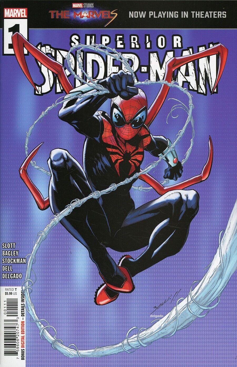 SUPERIOR SPIDER-MAN #1 - MARK BAGLEY MAIN COVER - MARVEL COMICS 00111