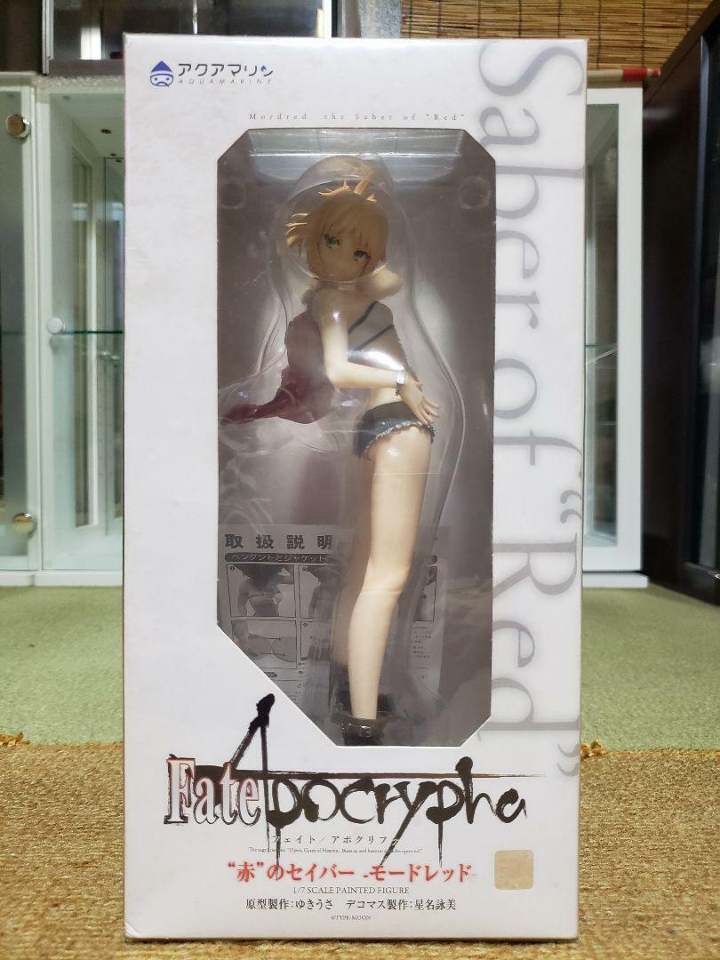 Fate Apocrypha Saber of Red Mordred 1/7 PVC Figure Aquamarine Japan Import Toy
