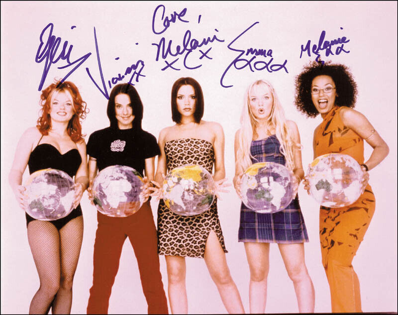 THE SPICE GIRLS 8.5x11 Signed Photo Reprint