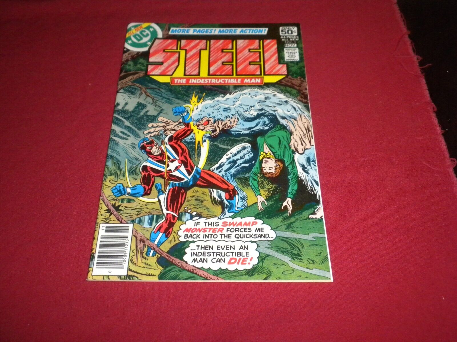 BX8 Steel the Indestructible Man #5 dc 1978 comic 9.0 bronze age NICE SEE STORE