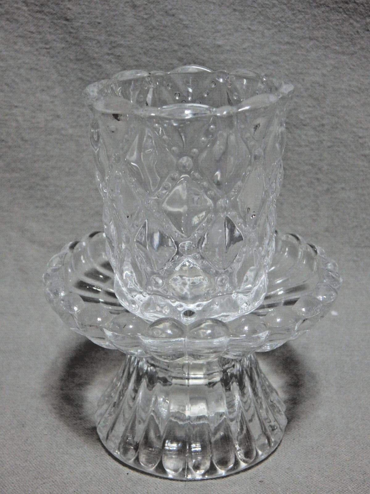 Partylite Quilted Crystal Votive candle holder