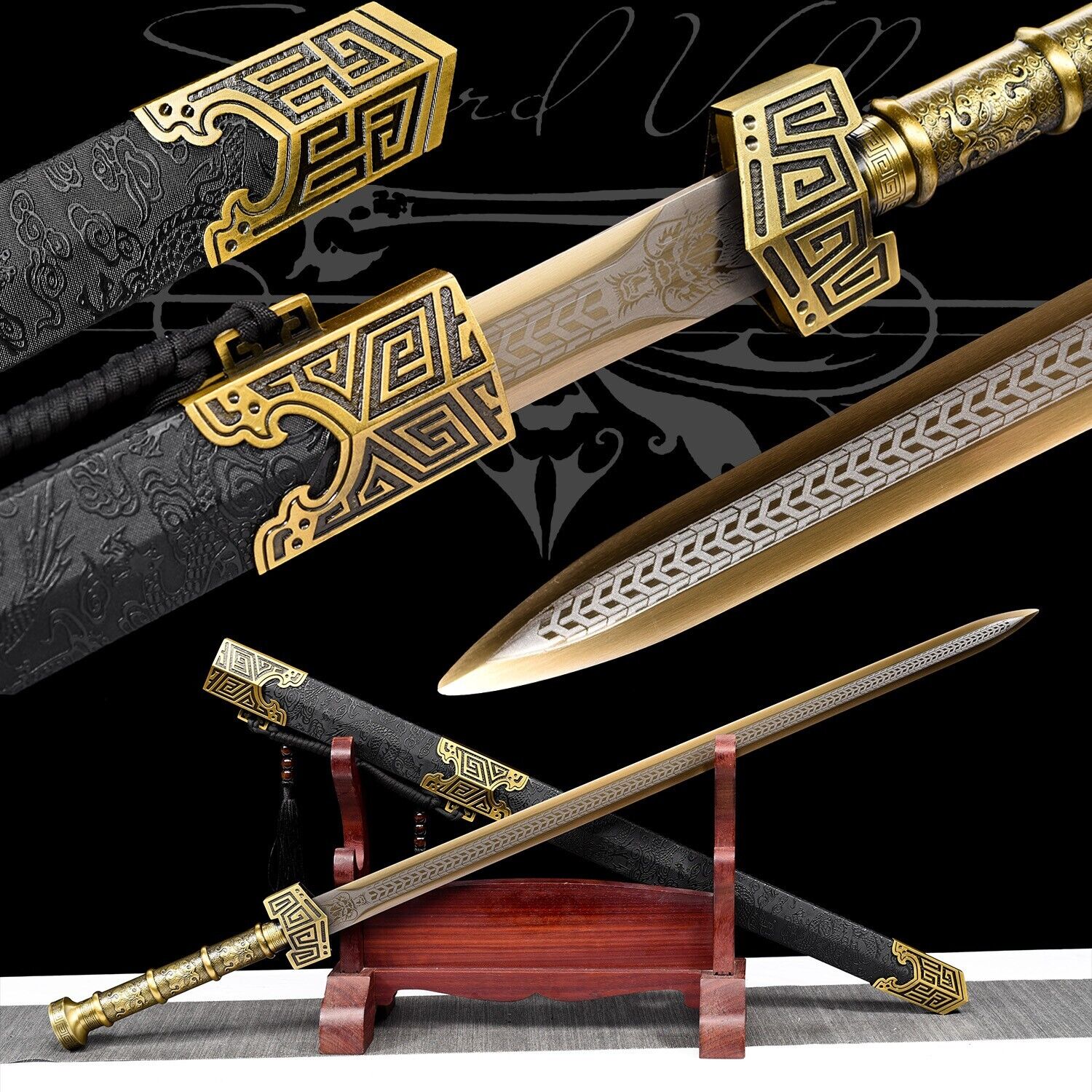 Handmade Sword/Manganese Steel/High-Quality Blade/Collectible/Combat Sword