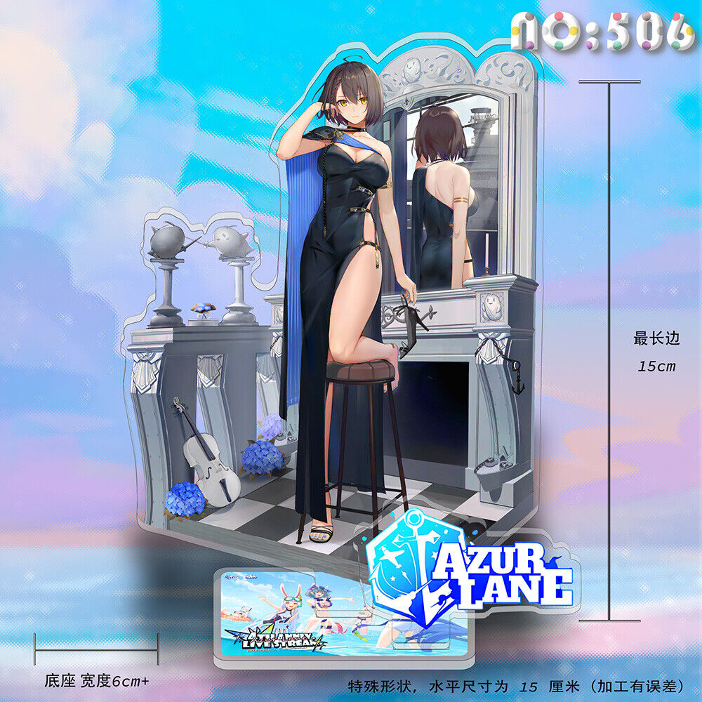 Azur Lane Cosplay Desktop Stand Figure Decor Collection Holiday Acrylic Gift #4