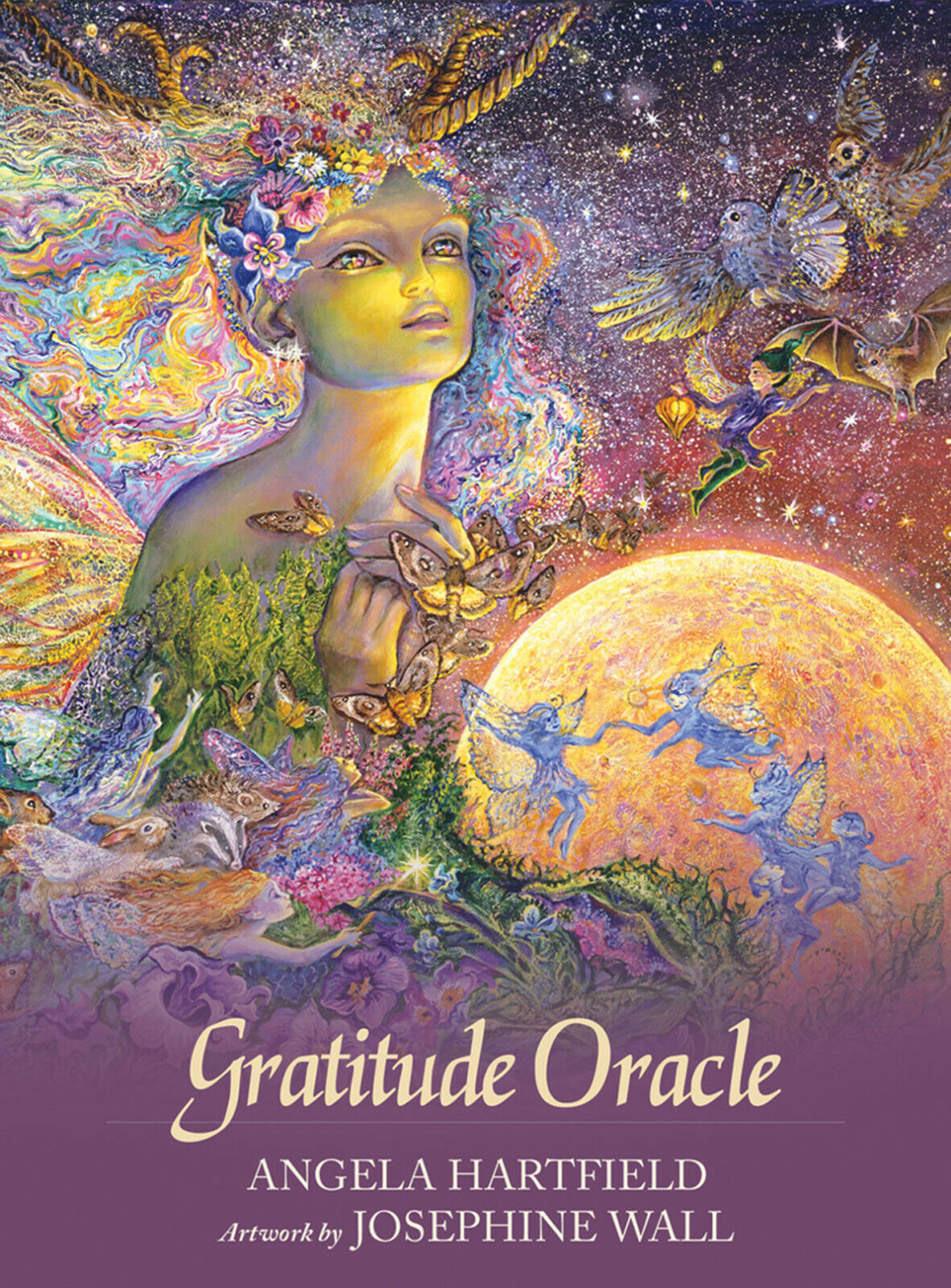 Gratitude Oracle Cards Deck Fortune Teller Tarot Gypsy Witch Pagan Salem Gift