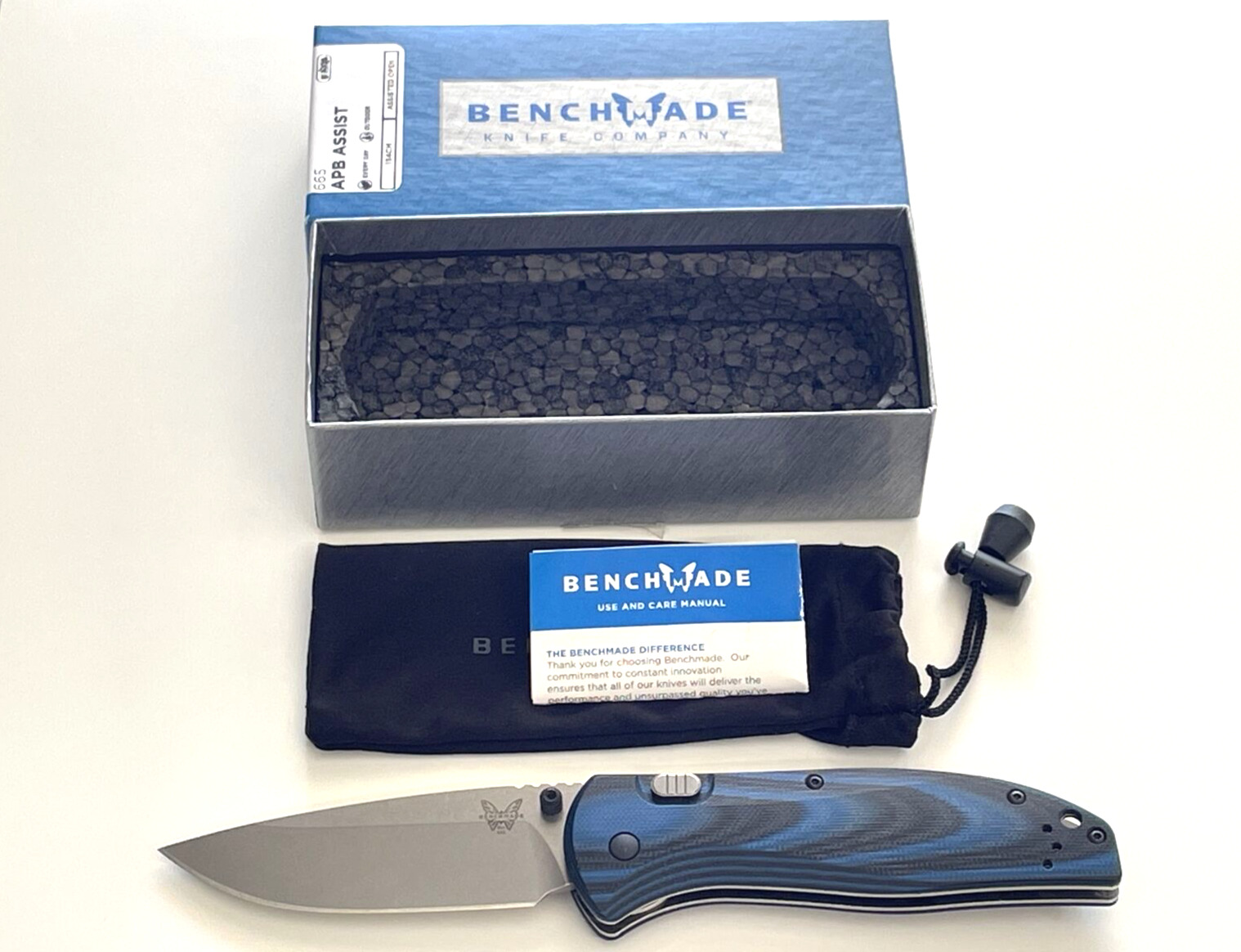 Benchmade 665 APB Assisted Folding Knife First Production 21 of 1000 USA 2015