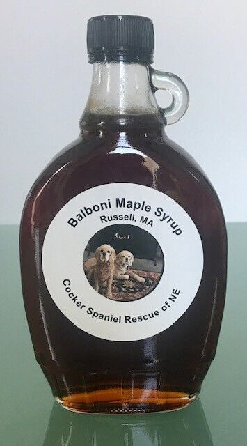 Homemade Maple Syrup/Only 8 available Celebrating Cocker Spaniels Max & Angie