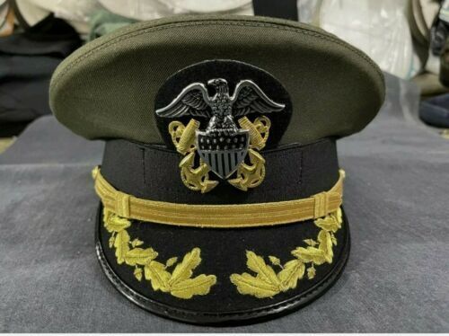 HAT CAP KEPI - CUSTOM U.S. Navy senior officer Hat Cap - IMPERIAL USA Hat/Cap