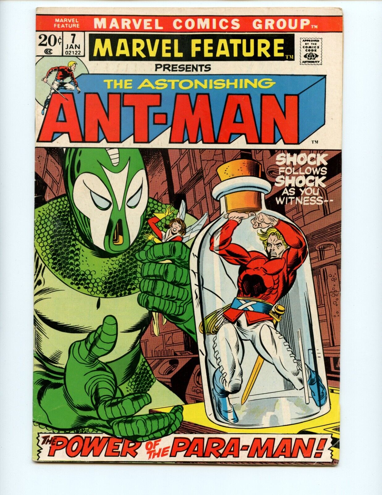 Marvel Feature #7 Comic Book 1973 FN Mike Friedrich Ant Man Para-Man