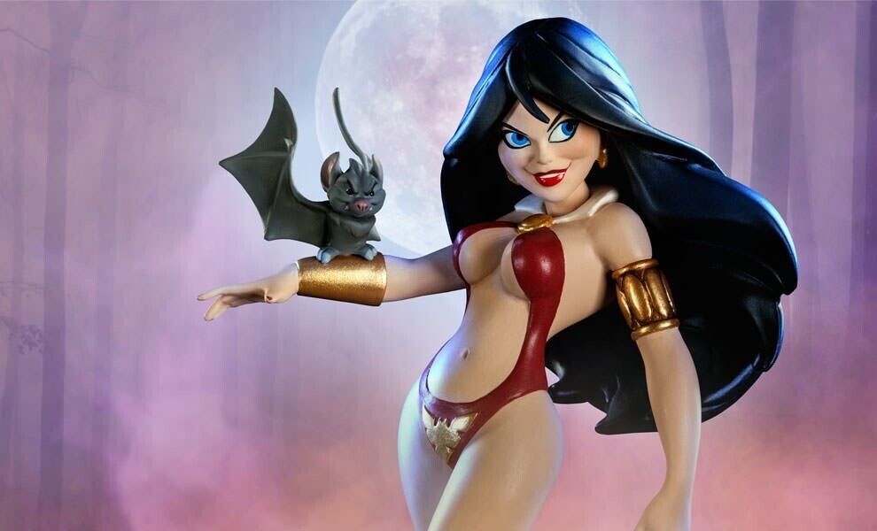 Vampirella Tooned-Up Statue Exclusive Sideshow Electric Tiki Rare