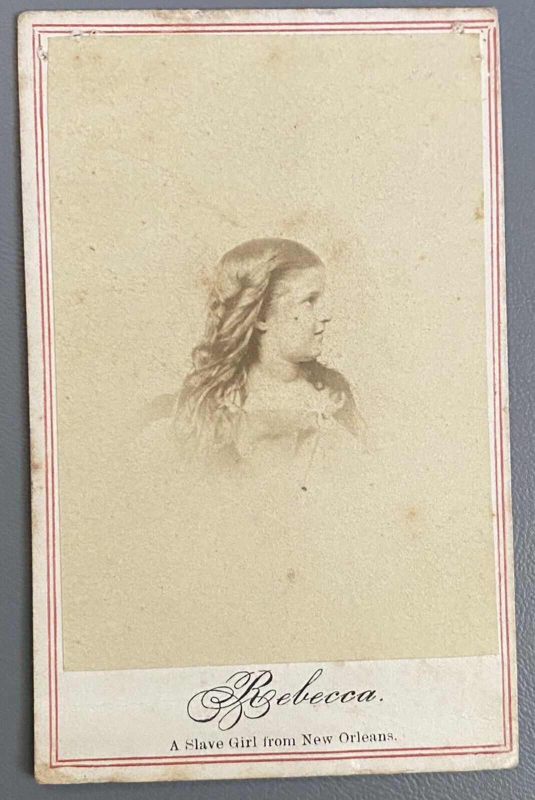1860s African American Freed New Orleans LA Slave Rebecca JE McClees Philly Cdv