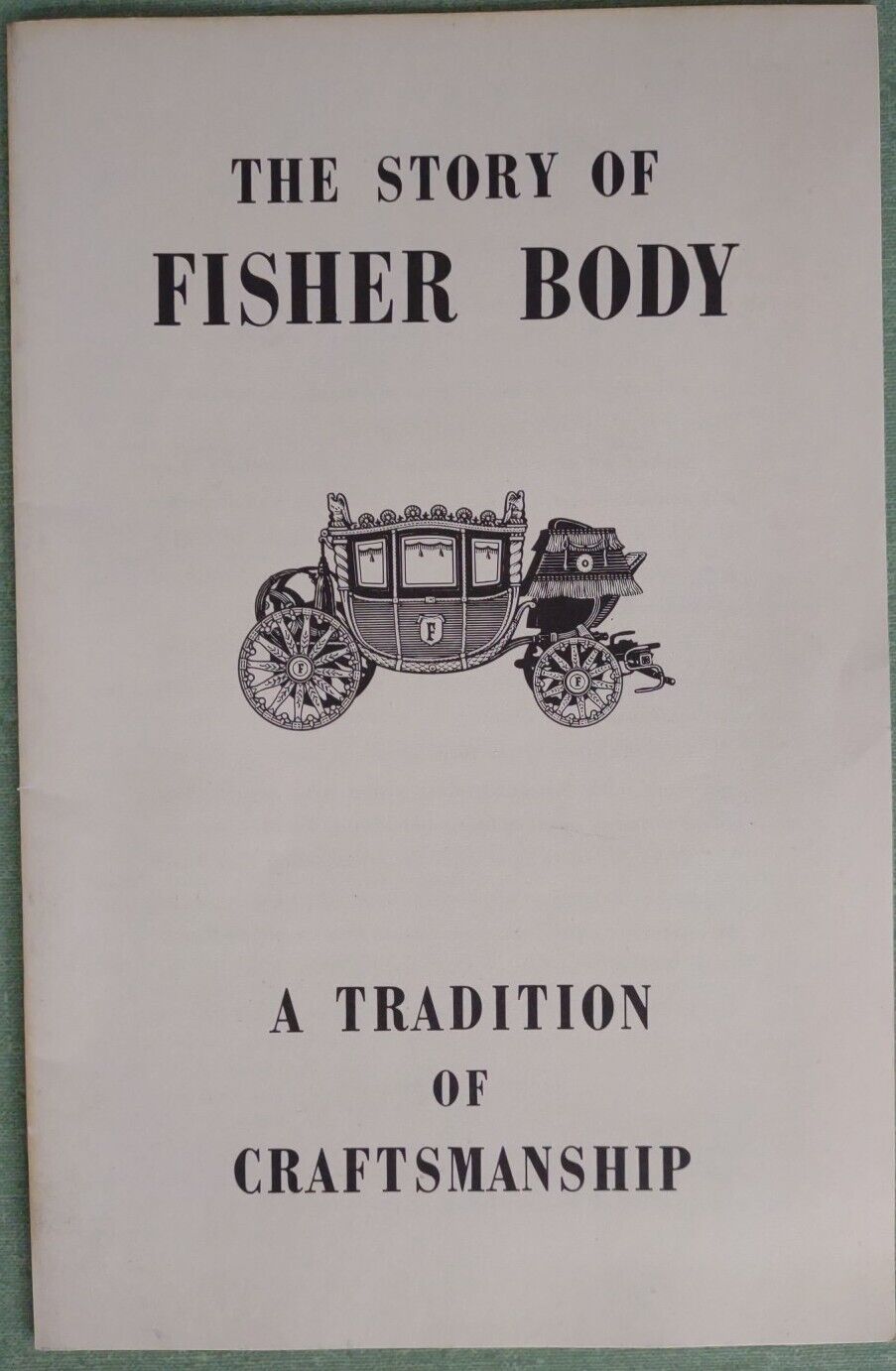 1953 The Story of Fisher Body Brochure