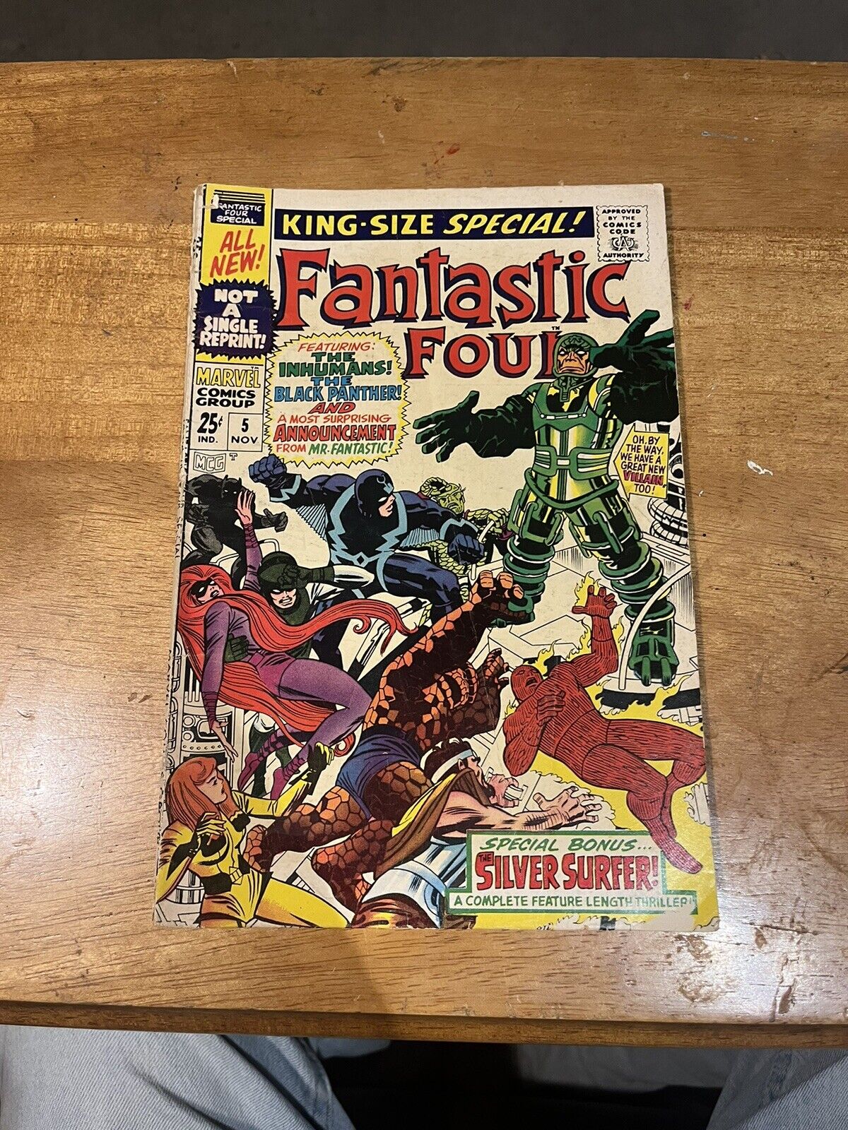 1969 marvel comic fantastic four comic book lot