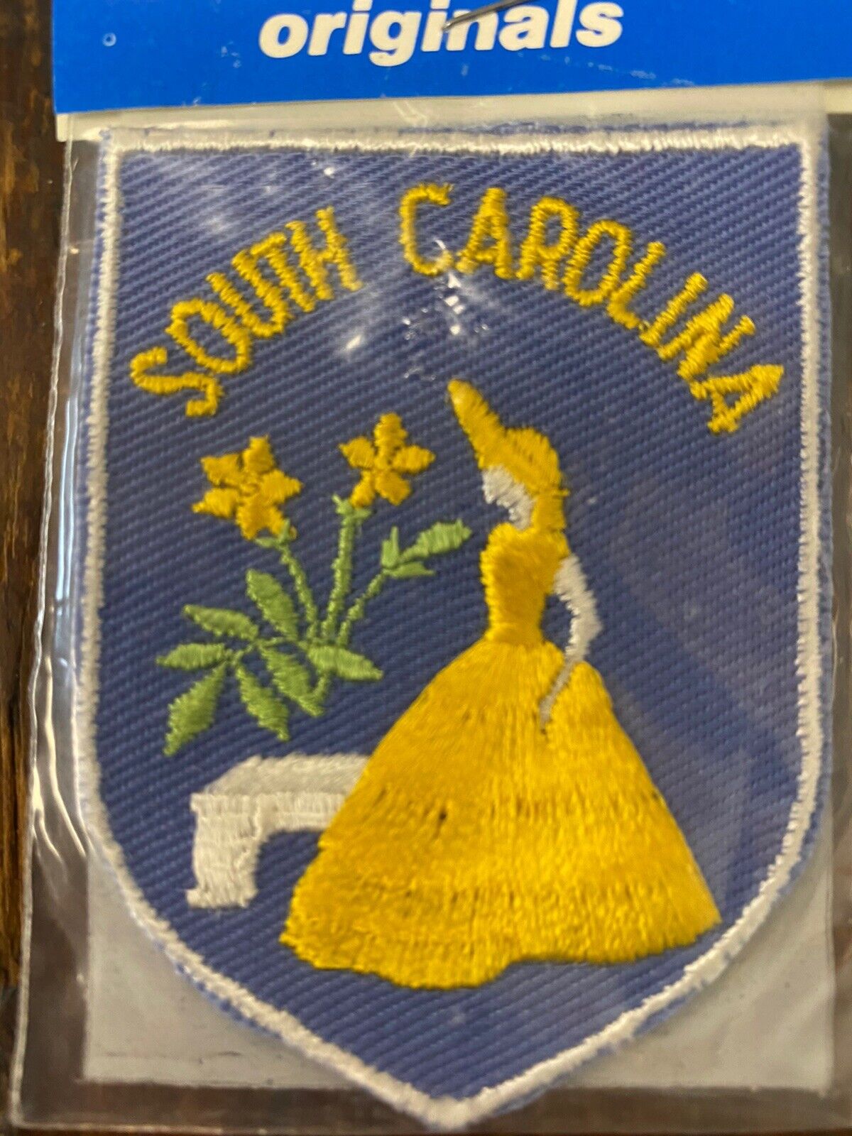 Vintage South Carolina Patch Antebellum Sew on Emblem Voyager Originals USA 1980