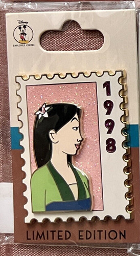BN DEC Disney Employee Center Stamp LE 250 Limited Edition Pin Mulan