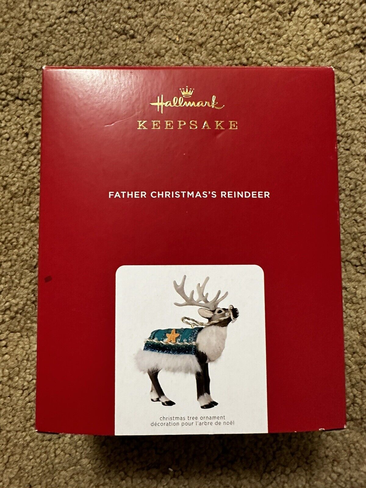 Hallmark 2021 Father Christmas Reindeer Limited Edition Starfish Mint in Box