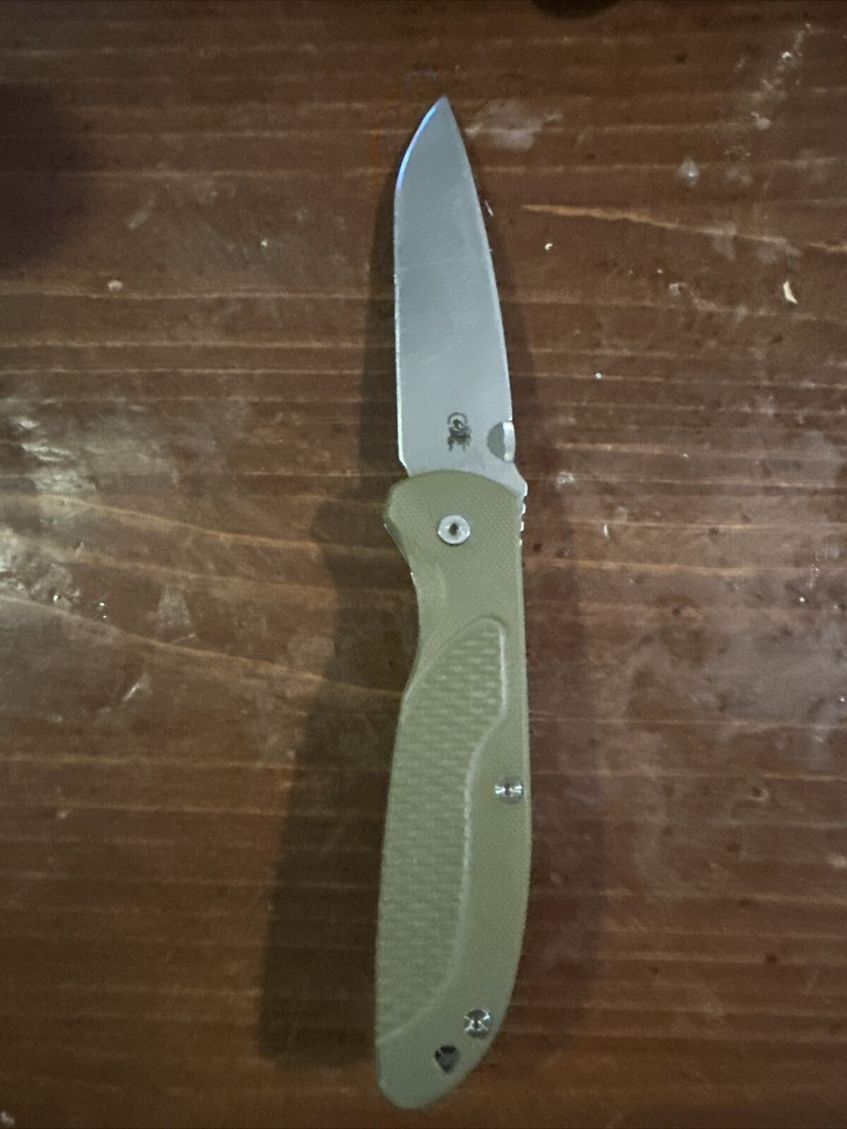 Hinderer Fire Tac Spanto, Green G10, Working Finish