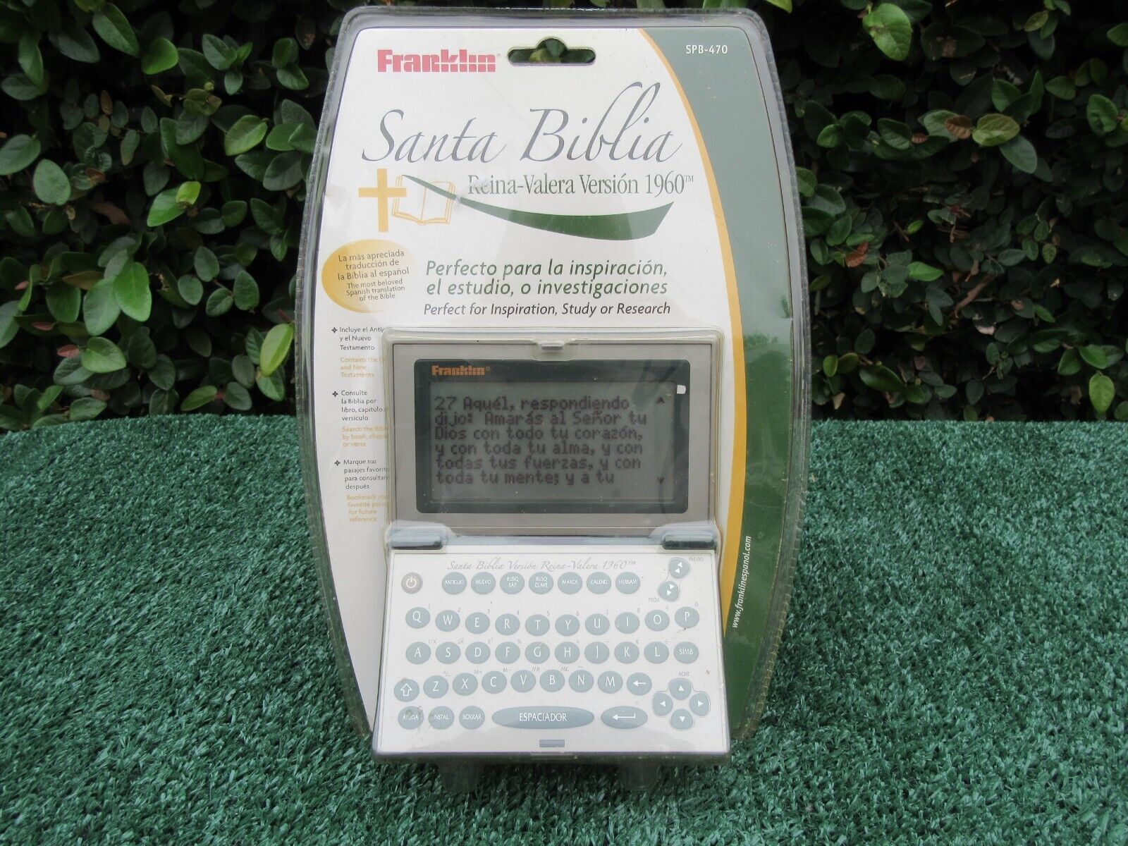 Brand New Franklin Santa Biblia Spanish Language Electronic Bible SPB-470