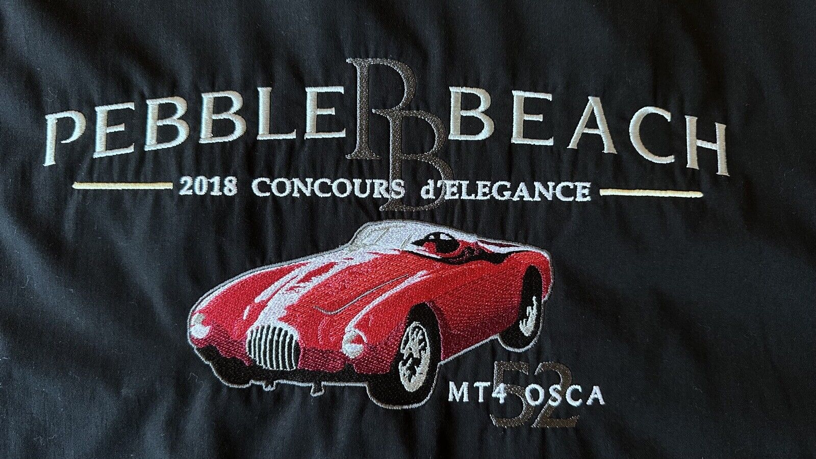 2018 Pebble Beach Concours Jacket 1952 OSCA MT4 Men's XXL Superb