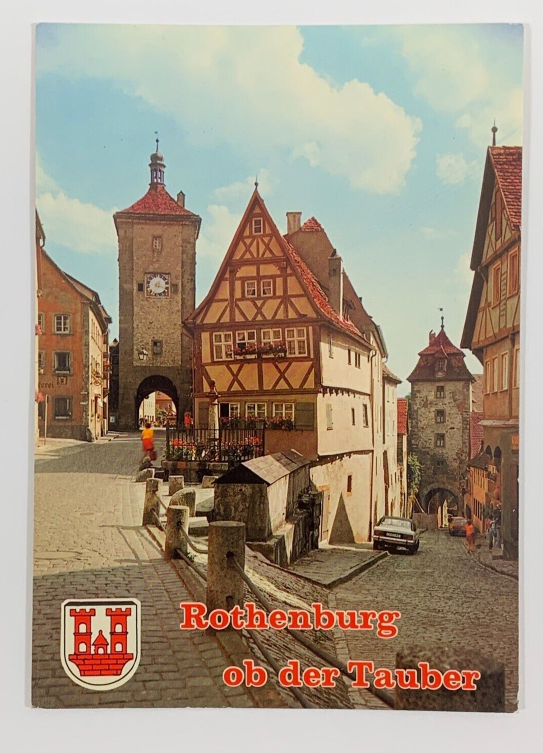 Rothenburg ob der Tauber Ploenlein Germany Postcard Unposted