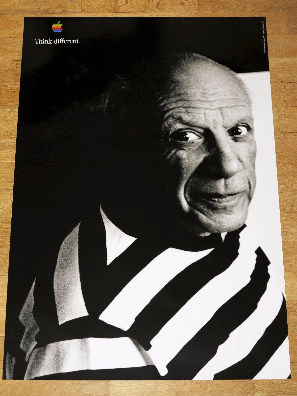 APPLE THINK DIFFERENT POSTER - PABLO PICASSO 2 / 24 x 36 by STEVE JOBS 61 x 91cm