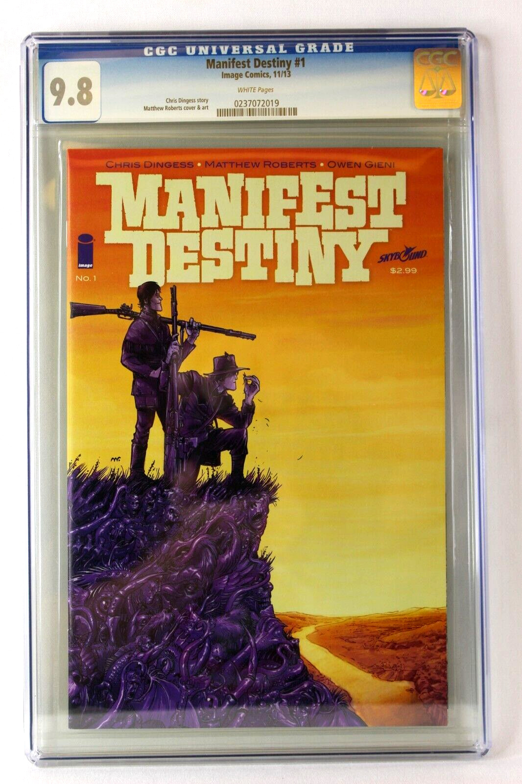 Manifest Destiny #1 CGC 9.8 Image Comics 2013 Universal Blue Label