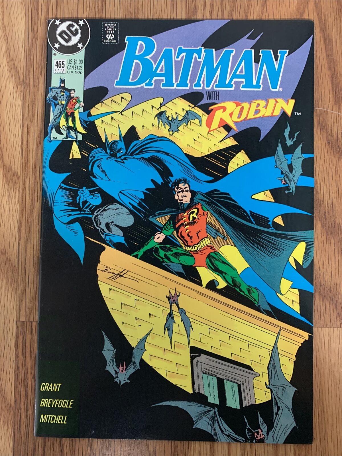 Batman #465 - Copper Age - Norm Breyfogle art - early Tim Drake Robin appearance