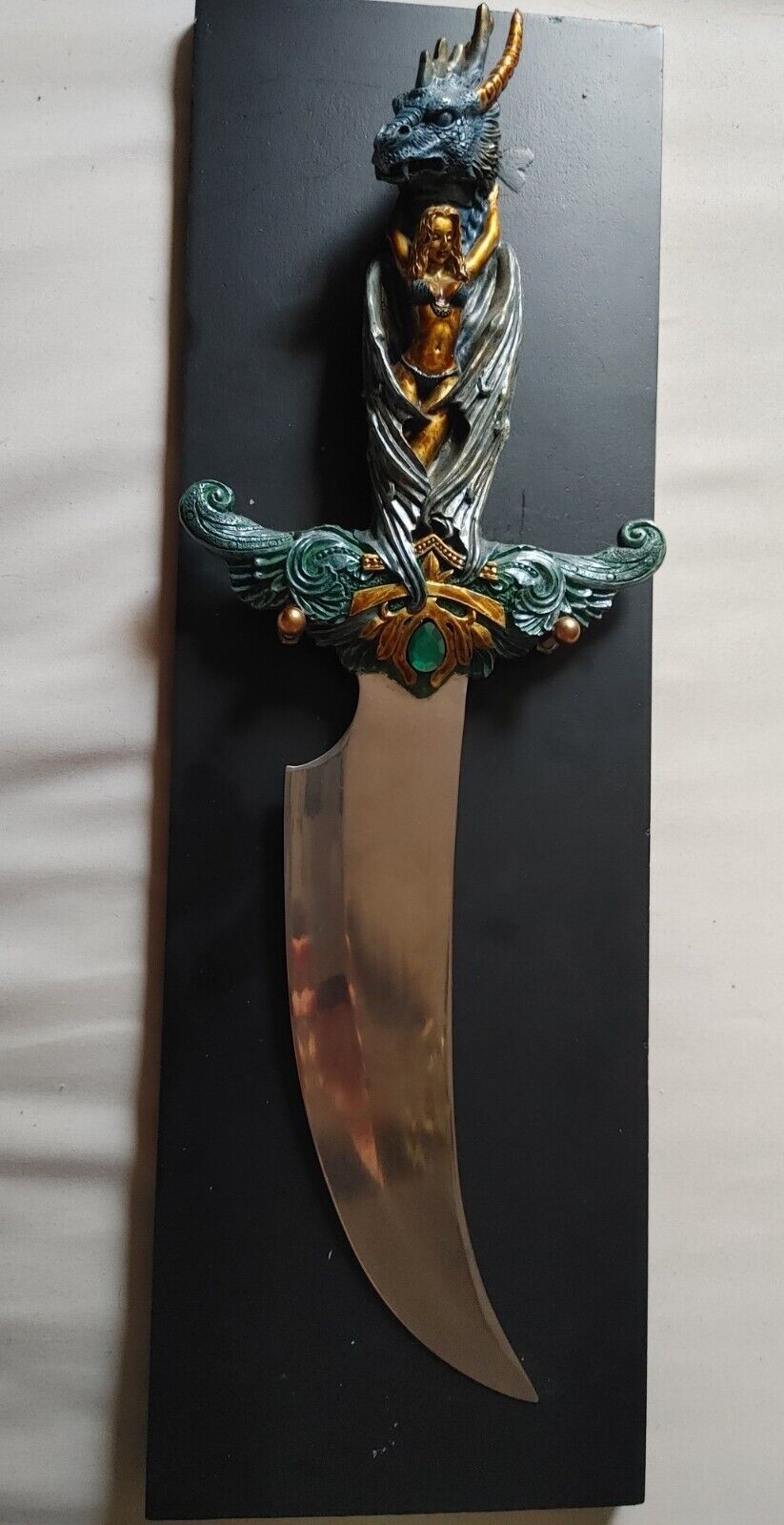 Dragon Handled Fantasy Knife - 440 Stainless