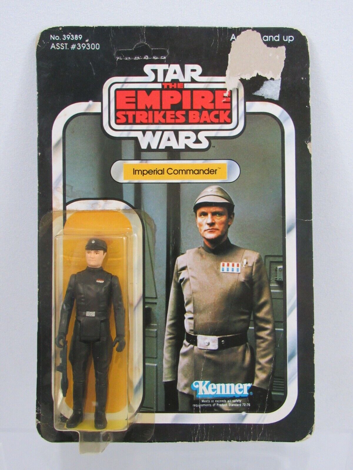 Vintage Star Wars ESB Imperial Commander 41 Back Sealed Figure 1980 MOC (Pg28C)