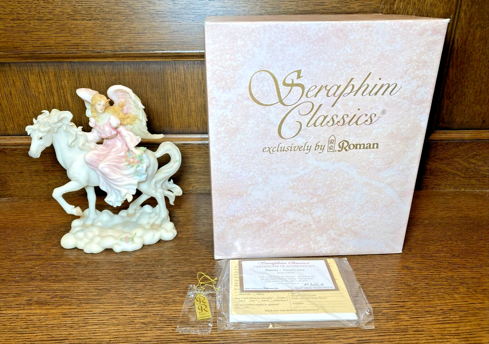 VTG Seraphim Classics Simone Nature\'s Own Angel Roman 78084 Figurine Art Gift F