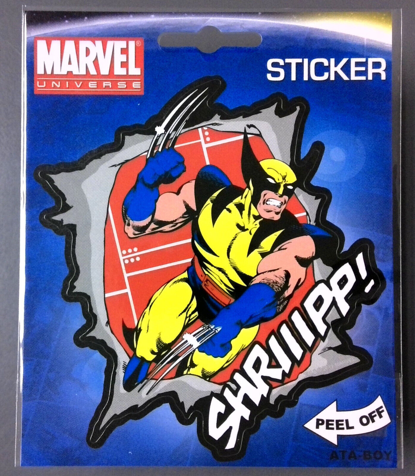 Marvel Universe Stickers #45186S WOLVERINE (shriiipp) - Ata-Boy Inc. 2011