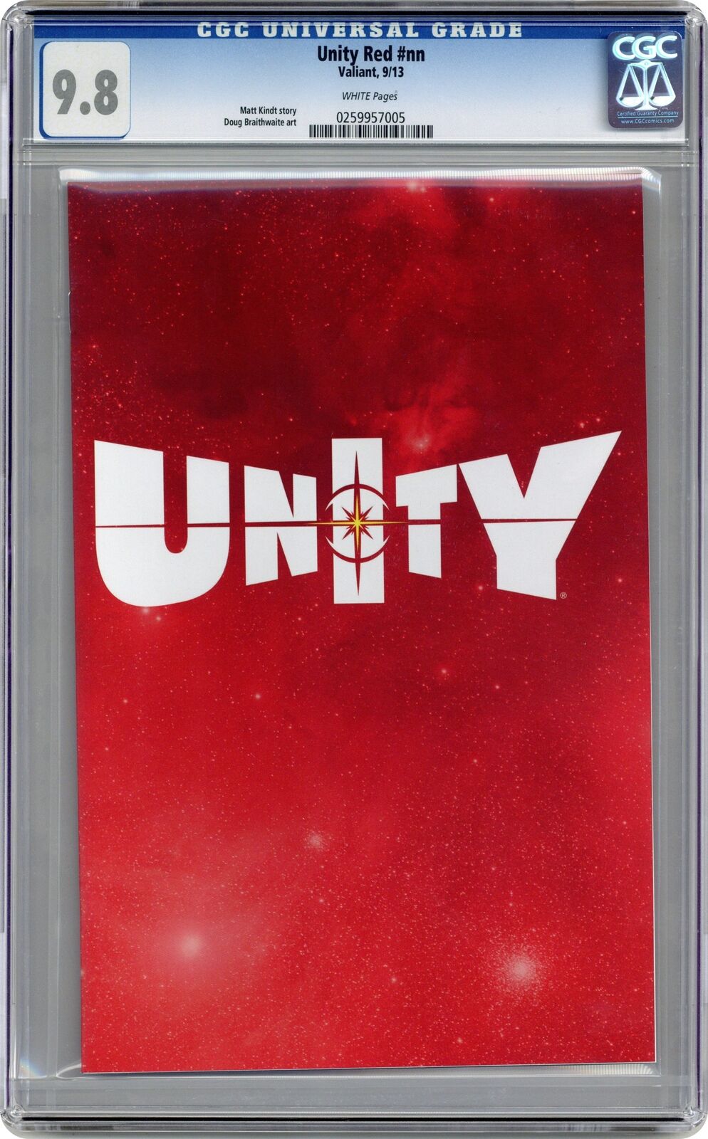 Unity 1 Per Store Retailer Review Variant CGC 9.8 2013 0259957005