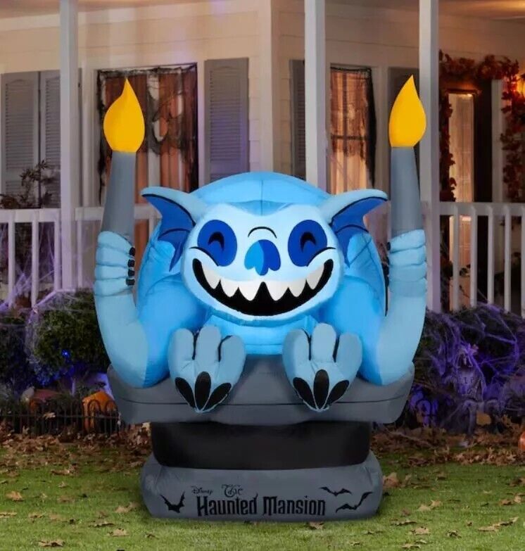 5.5' DISNEY'S HAUNTED MANSION LED GARGOYLE Airblown Lighted Yard Inflatable