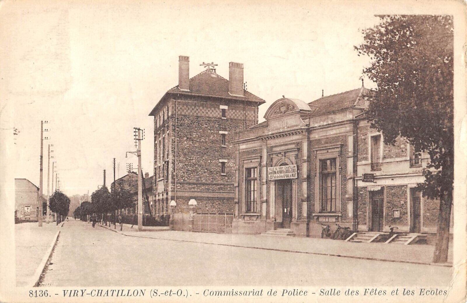 CPA 91 VIRY CHATILLON / POLICE STATION / PARTY ROOM / SCHOOLS