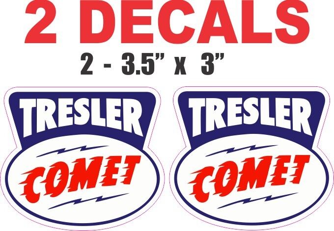2 Tresler Comet Vinyl Decal