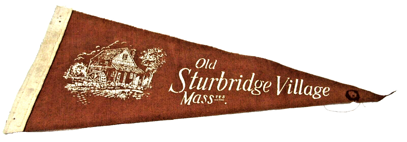 Vintage Old Sturbridge Village Mass. Massachusetts's  Pennant Classic Souvenir