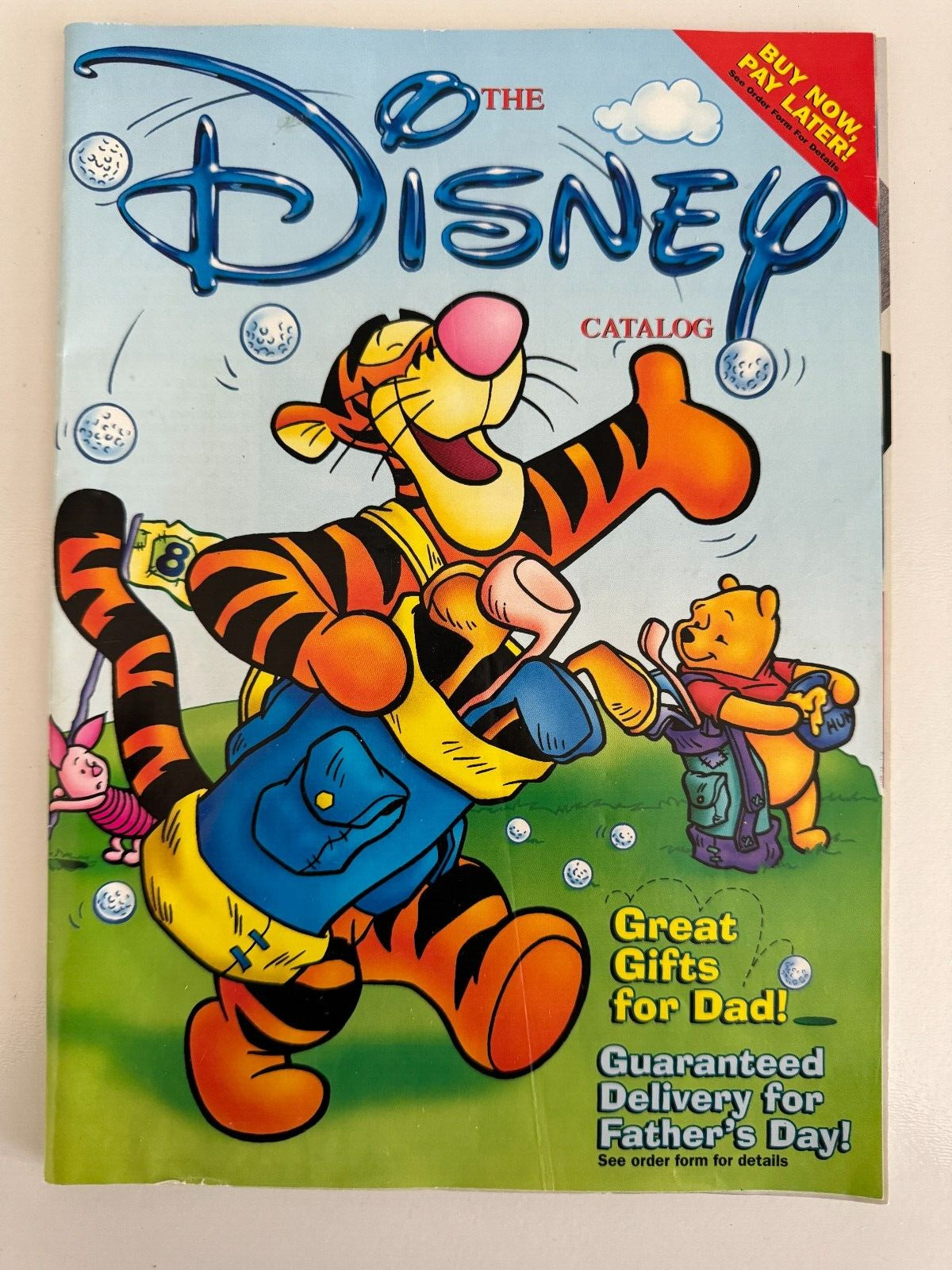 Vintage The Disney Catalog Winnie the Pooh Tigger Golf