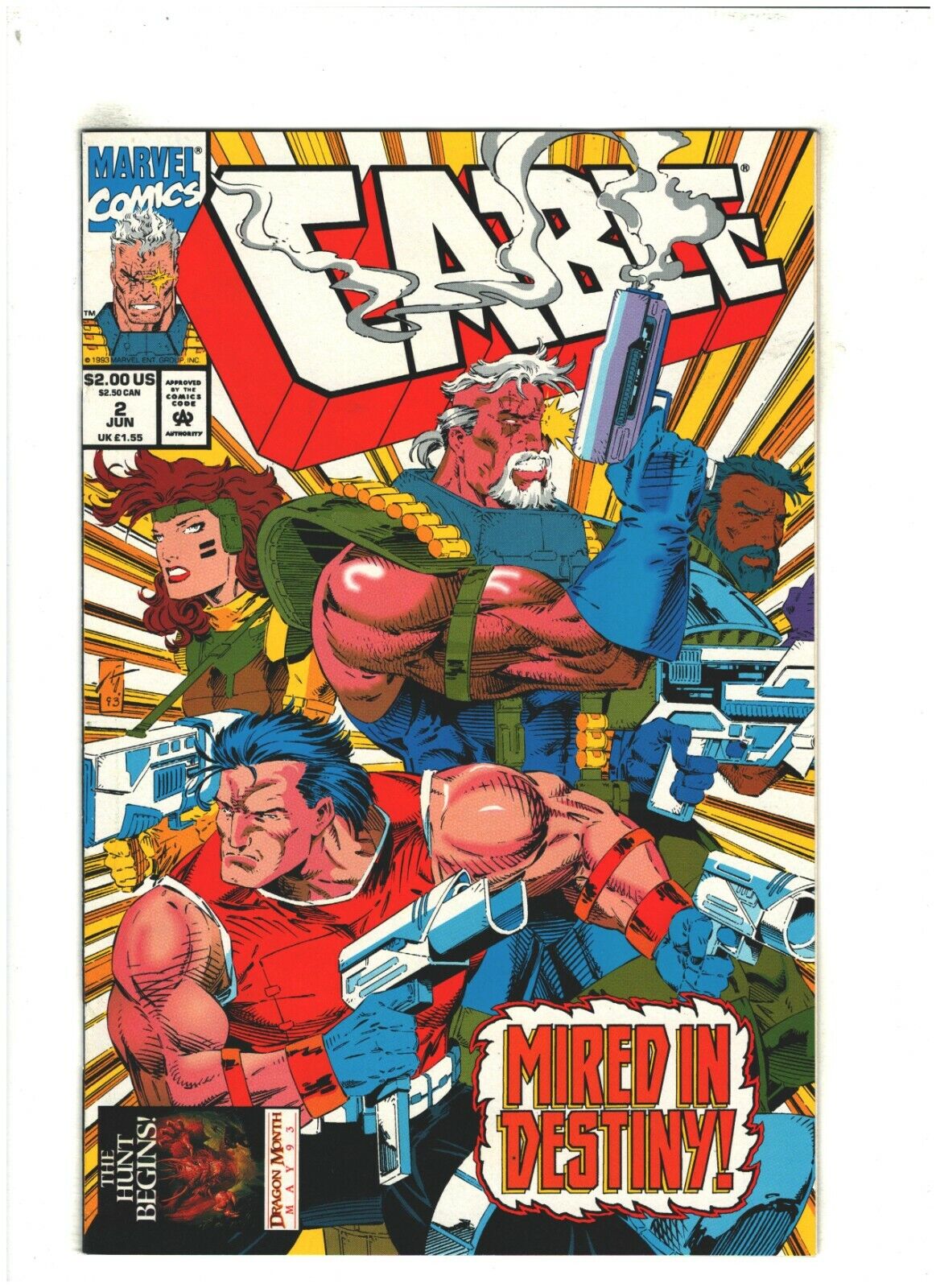 Cable #2 NM- 9.2 Marvel Comics 1993 Fabian Nicieza & Art Thibert